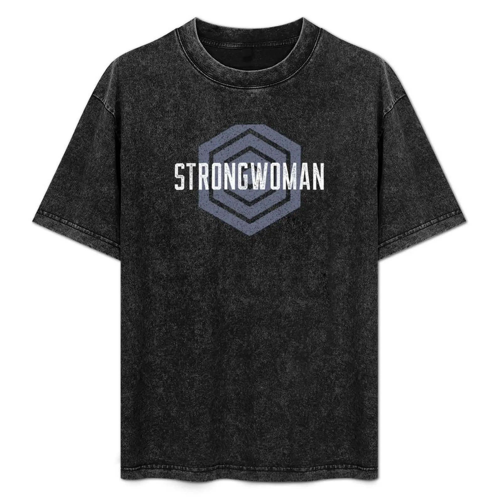 

STRONGWOMAN T-Shirt luxury designer korean fashion man clothes heavy weight t shirts for men