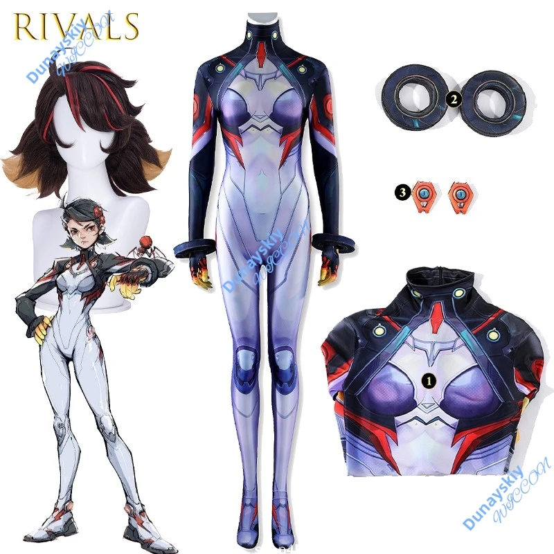 بدلة بيني باركر ريفالز التأثيرية بدلة نسائية ضيقة بدلة أنيمي لعبة شخصية الزي حفلة الهالوين Kawaii ‌ ‌ ‌