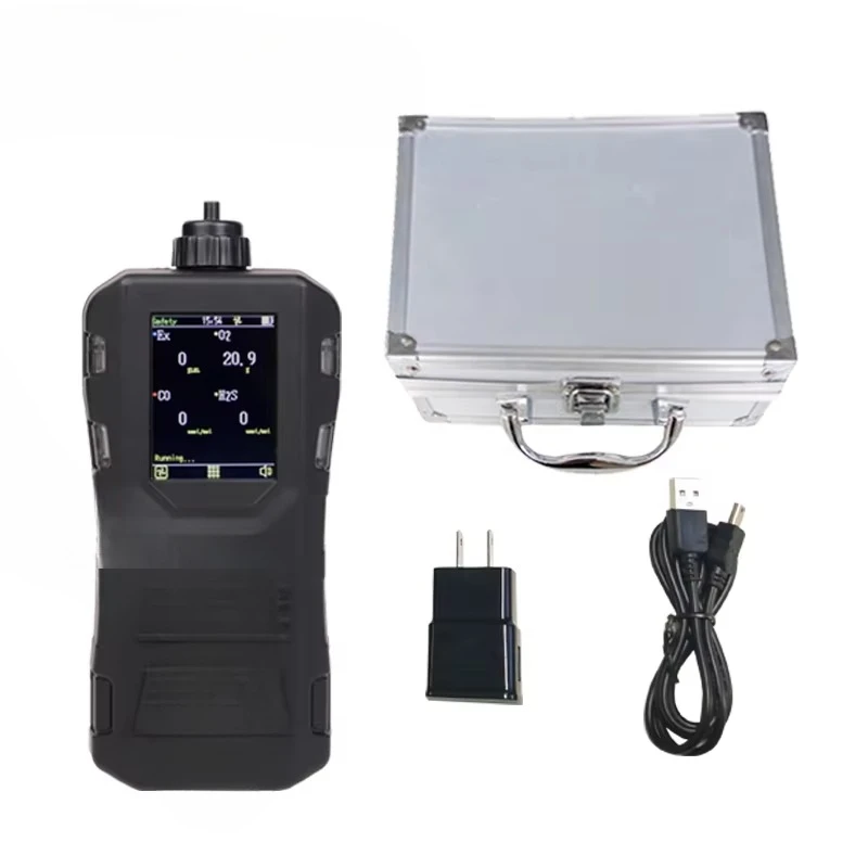 Handheld gas leak detector, flue gas alarm monitor