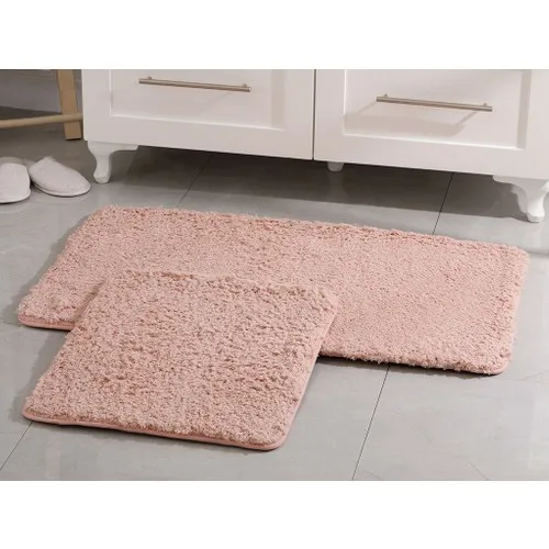 English Home Sheep Polyester Bath Mat Set 50x80 45x50 cm Powder