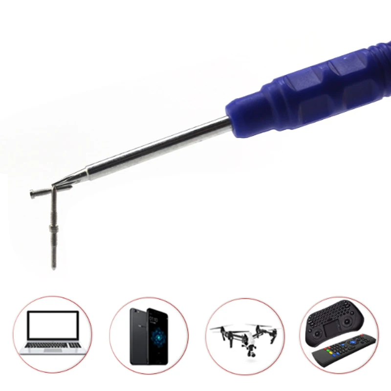 6 ชิ้น Mini ไขควงชุดซ่อมโทรศัพท์มือถือเครื่องมือแบบพกพาไขควงสําหรับนาฬิกาแว่นตา Disassembly Repairing