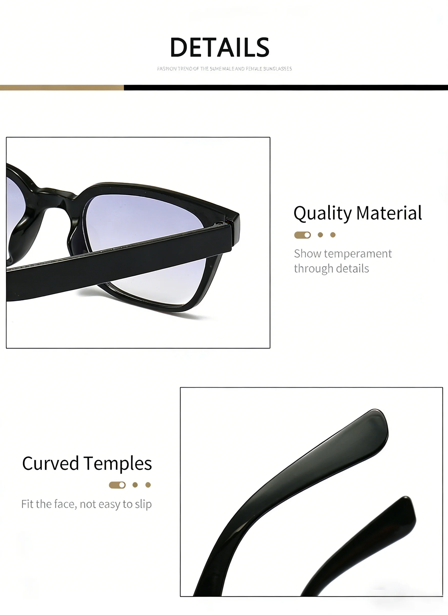 Meistverkaufte Lässige Modische und Trendige Streetstyle Outdoor-Sport Fahr-Sonnenschutzbrille 5336 – Detail 22