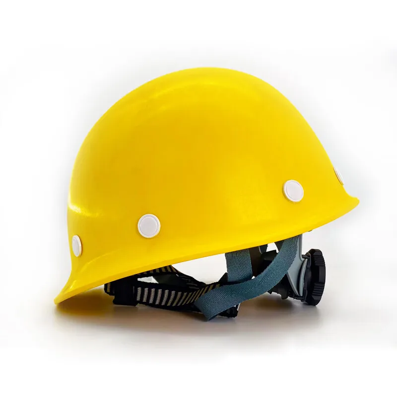 Dome-shaped high-strength safety helmet reinforced fiberglass helmet for  construction project, power engineering