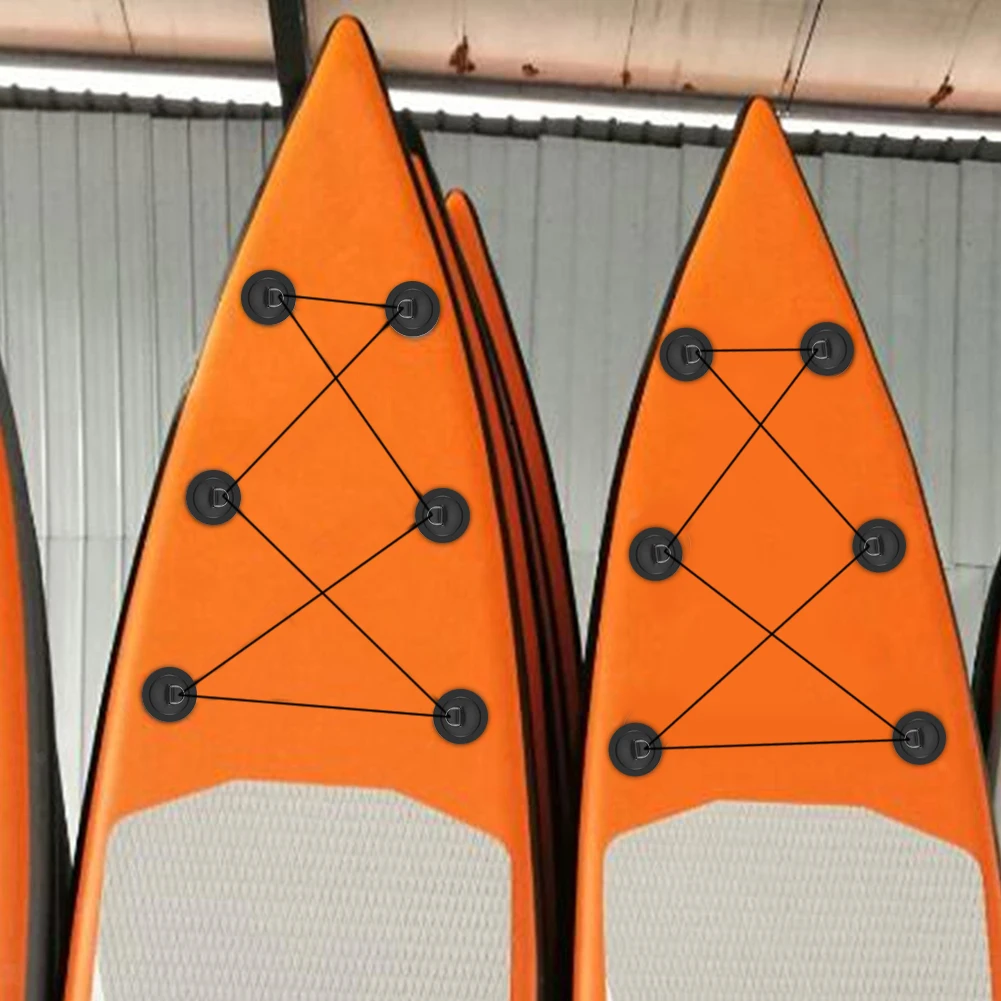 8cm D-Ring Patch D Ring Pad Round Shape Stand Up Paddle Ring Patch Seawater Resistant for Inflatable Boat Kayak