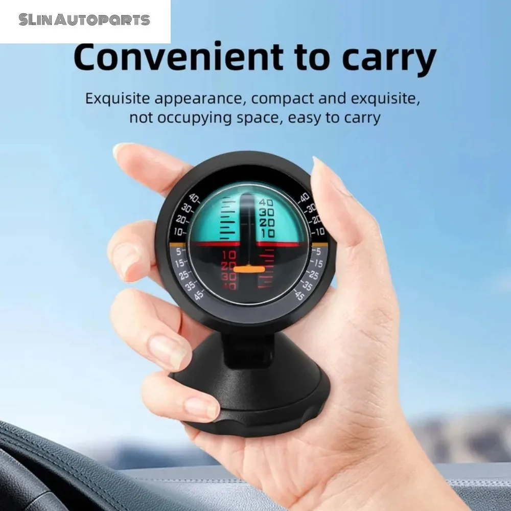 AD Slope Meter Portable Angle Slope Car Inclinometer Indicator Gradient Balancer Tool Level Tilt Gauge Road Safety Instrument