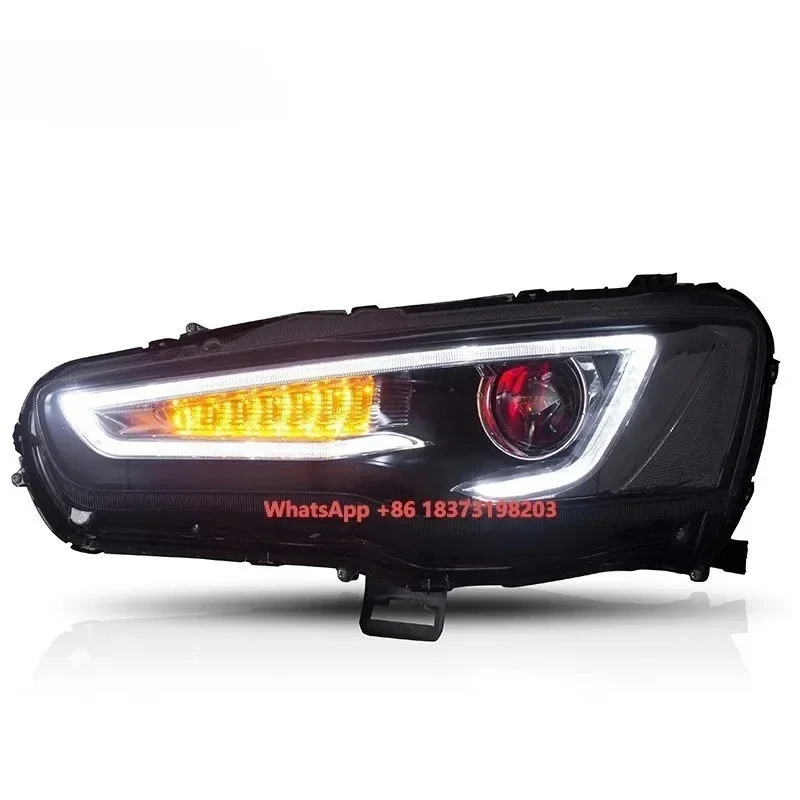 MRD for Lancer 2008-2018 EVO X LED Car Headlight Car LED HeadLamp Assembly Head Light
