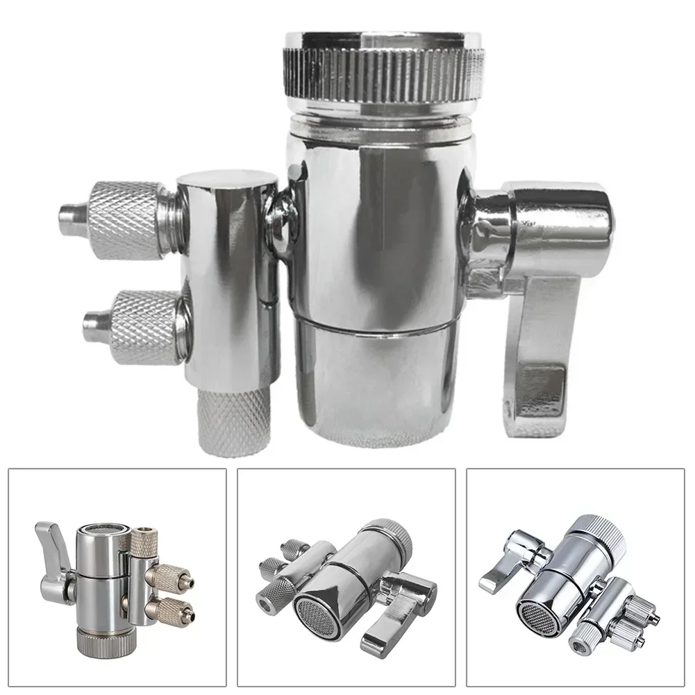 M22 Two Way Faucet Adapter Diverter Valve For Water Filters Purifiers 1/4