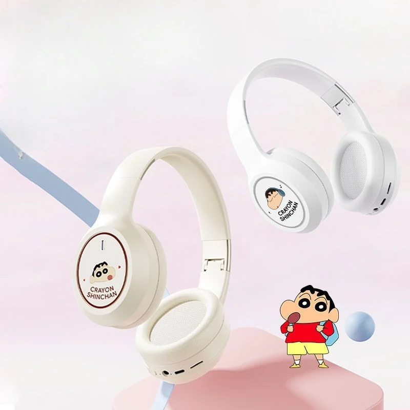 Crayon Shinchan Hoofddeksels Draadloze Bluetooth-oortelefoon Anime-karakter Mannelijke ruisonderdrukking Esports Bluetooth-oortelefoon met lage latentie
