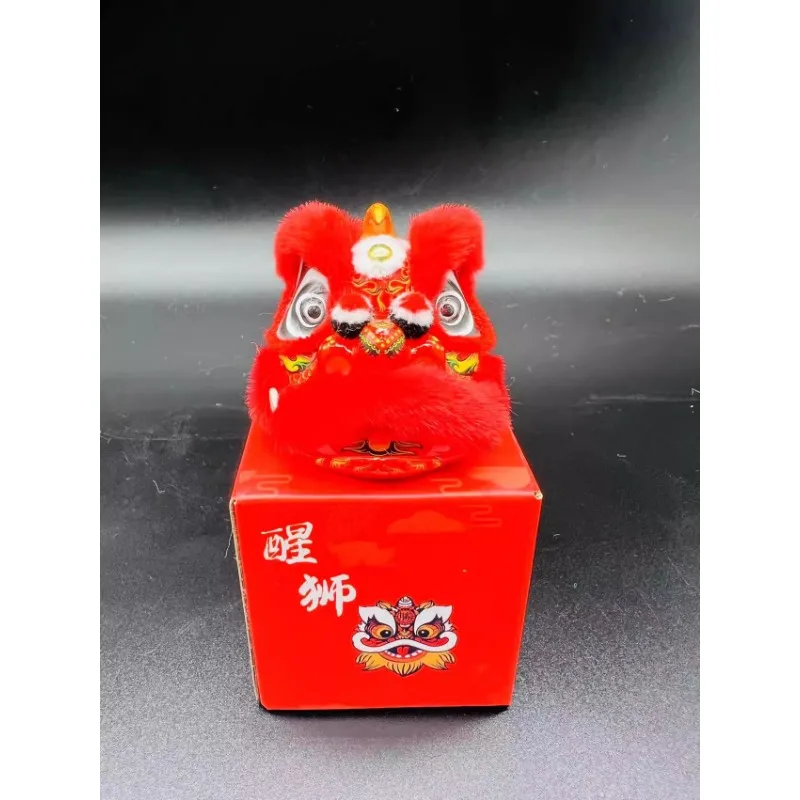 Zhaocai Lionhead Baby Lion Decoration Lion Gift Car Decoration Mini Lion Simple Handmade