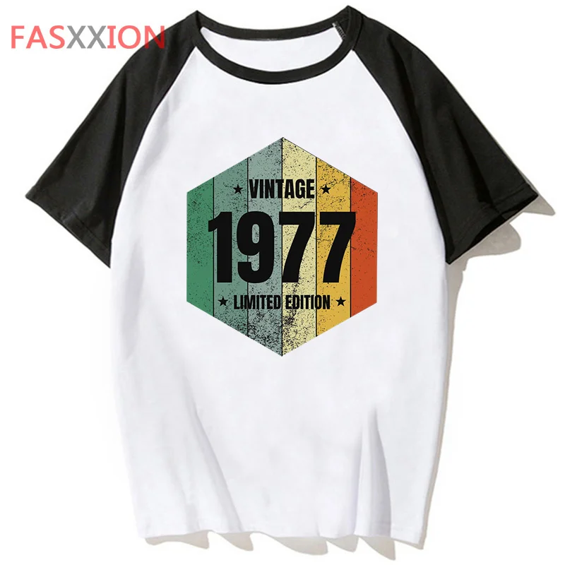 

1977 t shirt tee harajuku funny hip men tshirt streetwear top t-shirt hop male for clothing