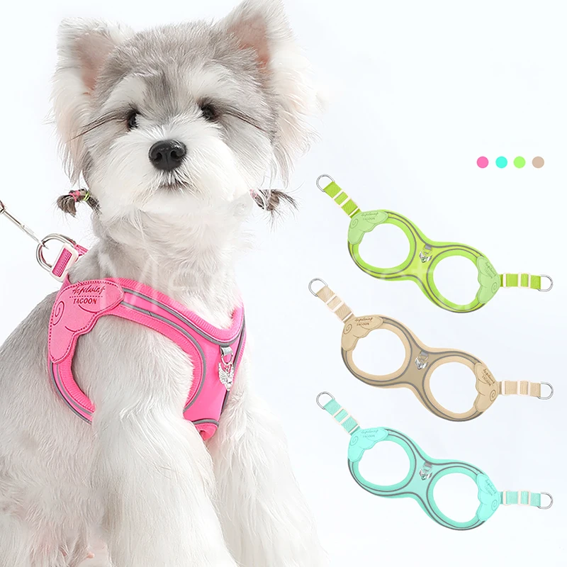 

Cute Reflective Puppy Harness Breathable Lightweight Anti-escape Pet Harness for Small Dogs Cats Chihuahua Schnauzer Accessories