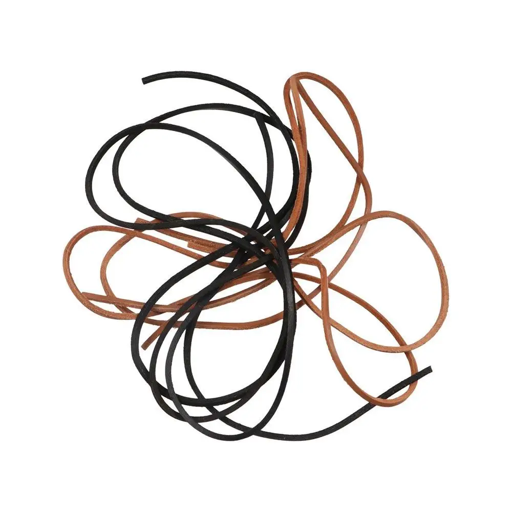 100CM Strings Unisex Boot Shoe Accessories Leather Shoelaces Shoe Rope Shoestring Cowhide laces