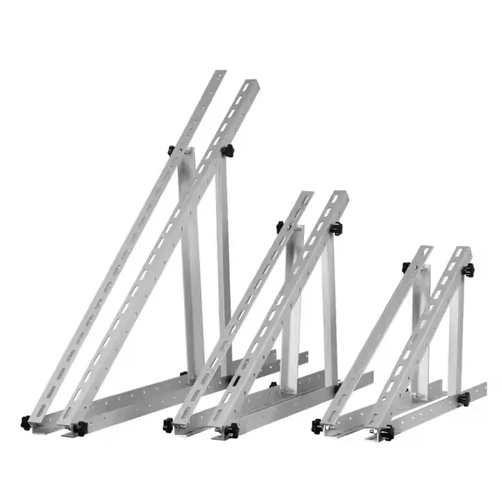 Adjustable Balcony Triangle Solar Bracket, Railing PV Accessories, Space-Saving Solar Energy Hardware Parts for Household Balcon