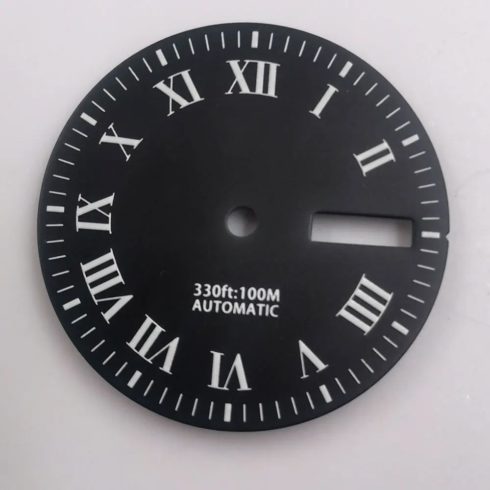 29mm Roman numerals Watch dial Fit NH35 NH36 Movement Watch parts