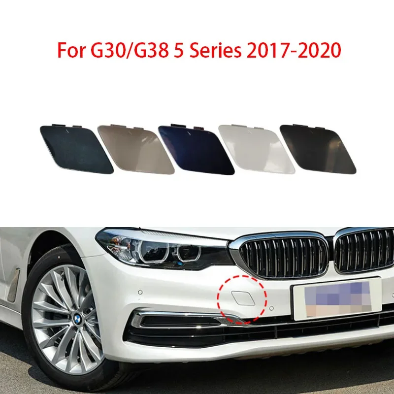 

For BMW G30 Car Front Bumper Tow Hook Cover Cap For BMW 5 Series 2017-2020 520 528 530 535 550i 51117427448 51117436418