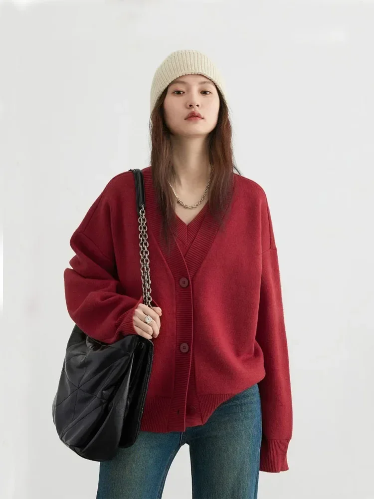 Women Sweater Womens Winter Sweaters Cardigan Traf Female Knitting Overszie Long Sleeve Loose Knitted Outerwear Ropa De Mujer