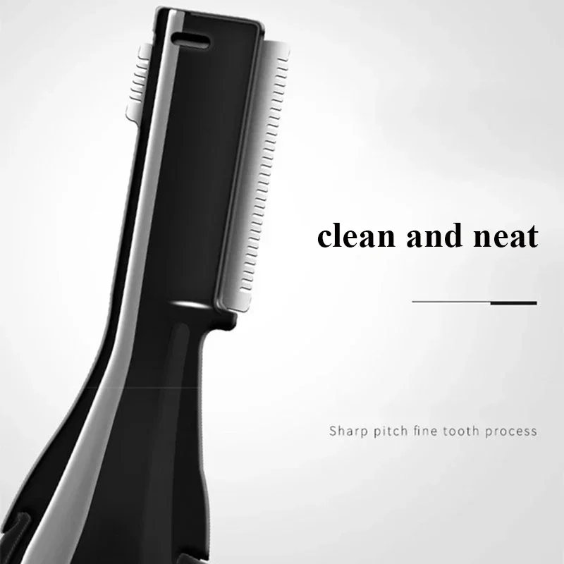 Electric Eyebrow Trimmer Razor Brow Shaping Portable Shaving with Duals Cutter Head Design Washable Hair Trimmer Razor Tools