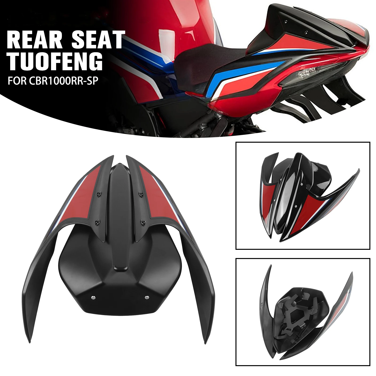 

CBR1000RR Motorcycle Rear Seat Cover For Honda CBR1000 RR CBR 1000 RRR CBR1000RR-R FIREBLADE SP 2021-2024 2023 Cowl Hump Fairing