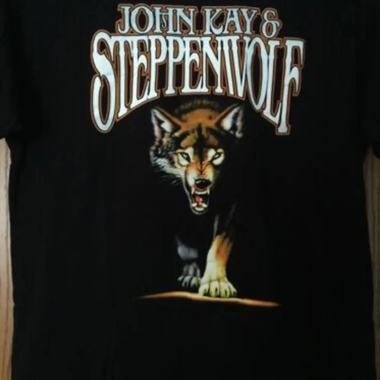 Steppenwolf Band John Kay Black All Sizes T Shirt XA606 vintage Washed Versatile Comfortable Stylish Top For Everyday Wear Soft