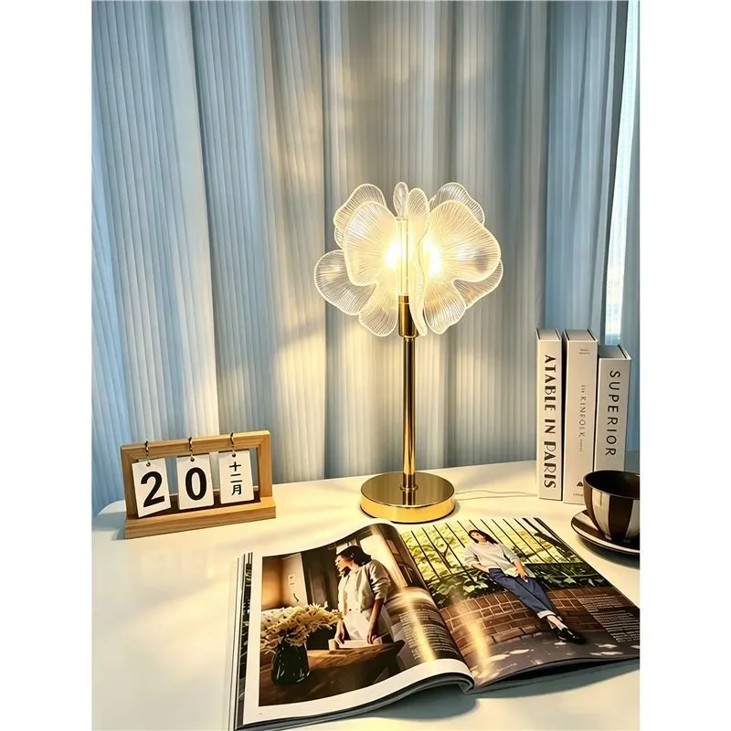 Vintage French Style Bedside Lamp Romantic Designer Table Light Luxury Decor for Living Room Study Bedroom Nightstand