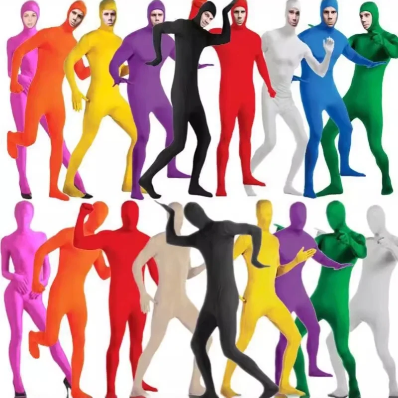 

2025 Volwassen Maillots Podium Performance Kostuum Ninja Onzichtbare Man Panty Podium Zwarte Man Onzichtbare Mantel