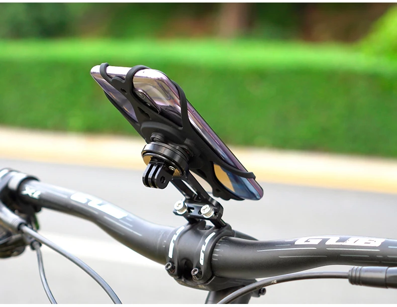 GUB P13 Handy-Fahrradhalterung, sichere Silikon-Halterung für Computer und Smartphone, kompatibel mit Garmin, Bryton, Wahoo – Detail 17