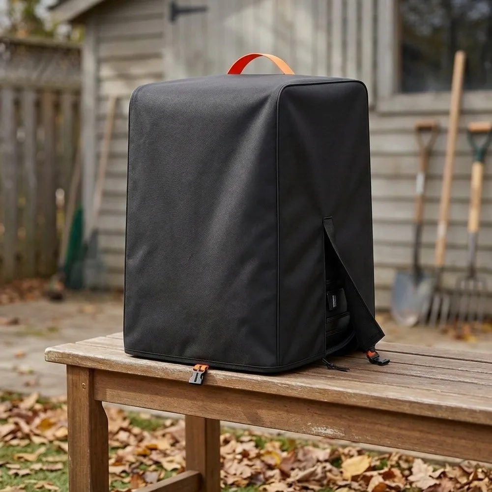 Backpack Blower Cover Waterproof 600D / 420D / 210D Oxford Cloth For Most Backpack Leaf Blowers All-Weather Protection Cover