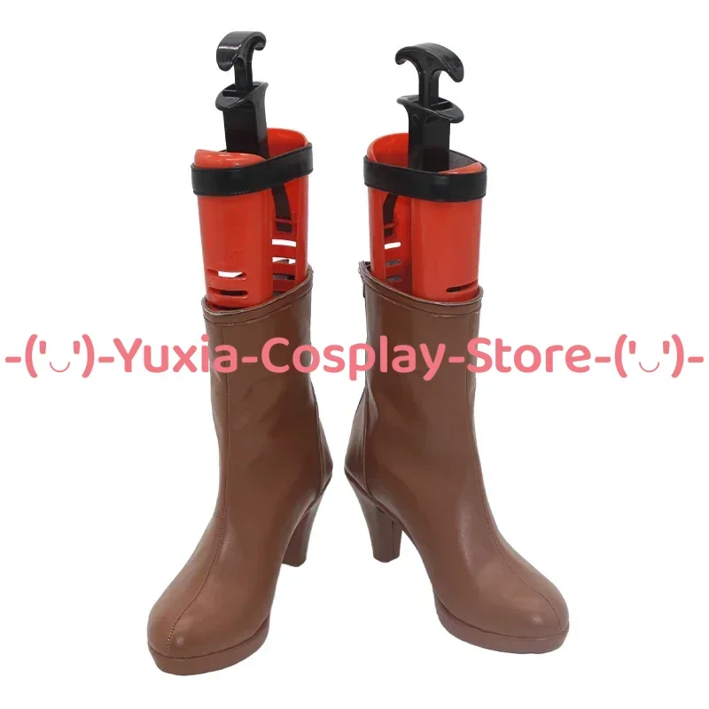 Yuxiacosplay! Blue Archive Wakaba Hinat Cosplay Shoes Game Character Prop PU Leather Boots Halloween Carnival Party Costume