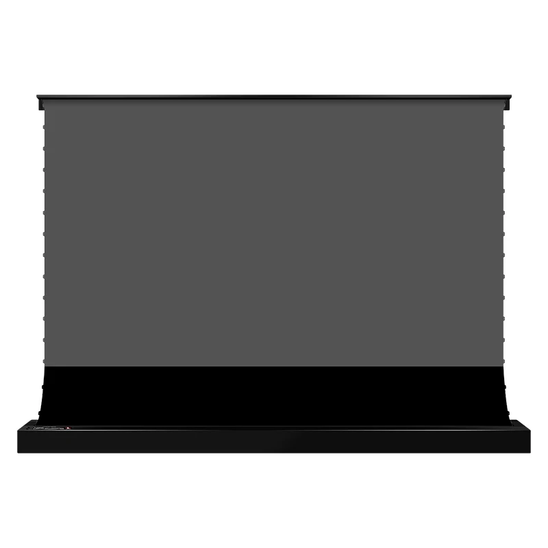 

100Inch S Pro Motorized Tab-tension Floor Rising Ambient Light Rejection Projector Screen for Short Throw 4K Projectors