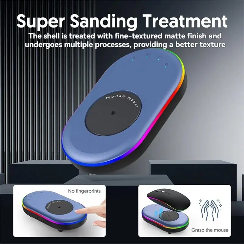 AC57-Virtual Mouse Mover Automatic Movement For Computer Laptop Awakening With On/OFF Switch Undetectable Mouse Jiggler