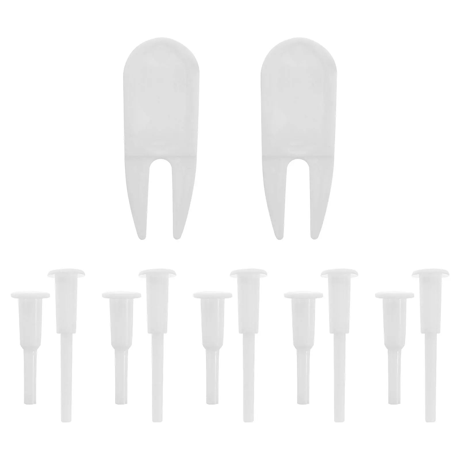 

12pcs Yoga Ball Plug Replacement Kit Fitness Ball Air Stopper Pin Adapter And Puller Exercise Valve Plug For Inflatable Bed Pool