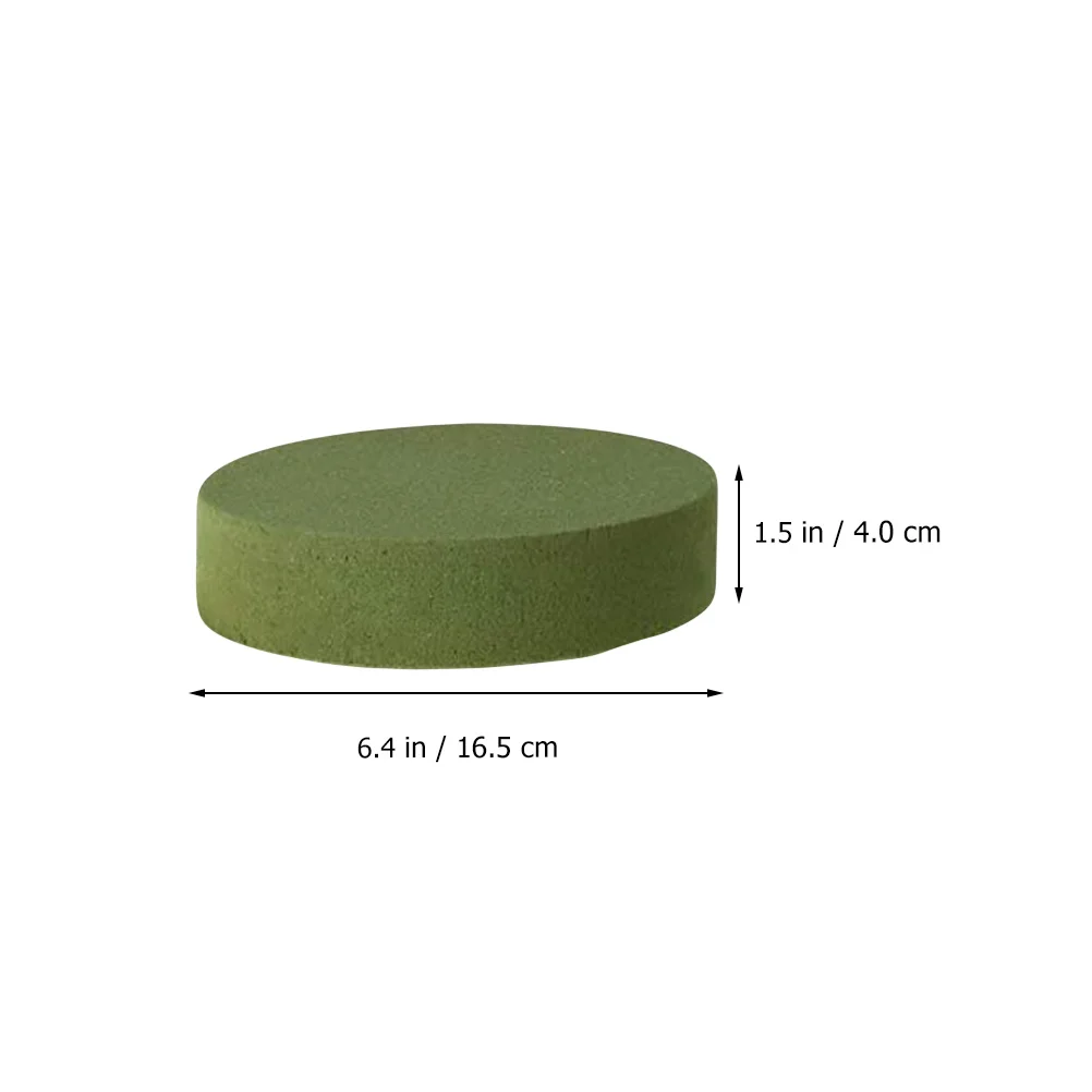 4 قطعة كتل رغوية الأزهار الأخضر جولة زهرة الطين الطوب لترتيب الزهور يحافظ على قطع الزهور الطازجة ترتيب أطول