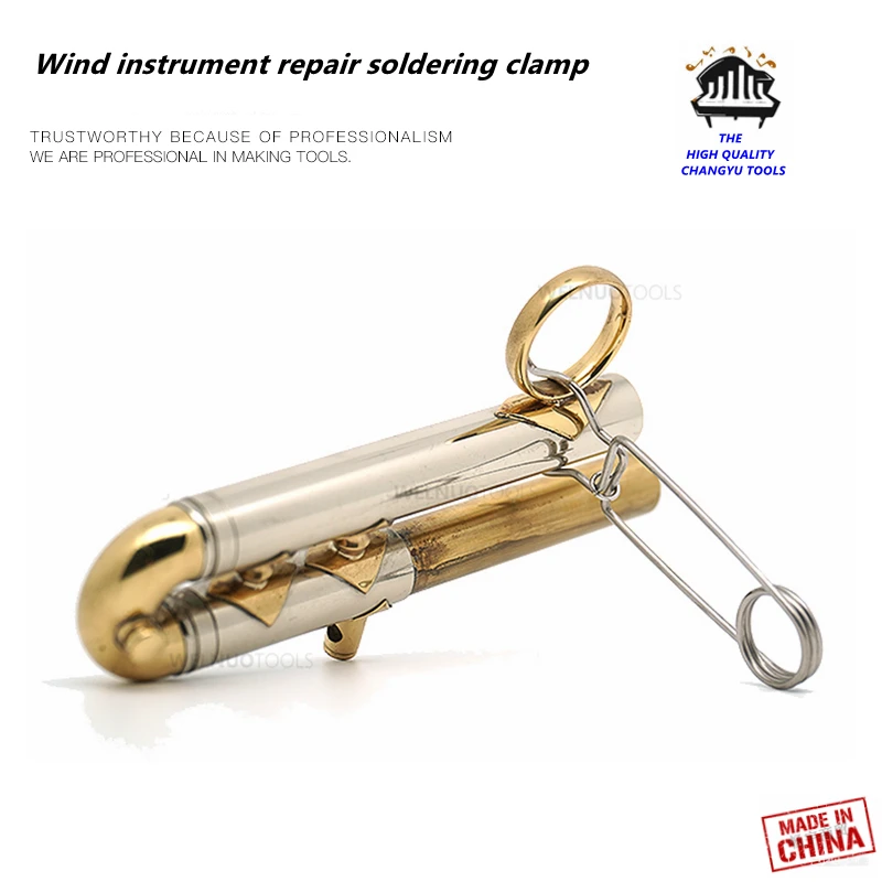 Wind Instrument Repair Soldering Clamp, Flute ,Trumpet, Saxophone, French Horn, Maintenance Tool