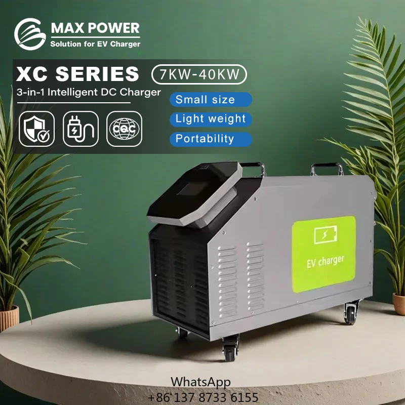 

Maxpower Wholesale Mobile Portable CCS2 20KW Electric Vehicle Charger Station DC EV Charger
