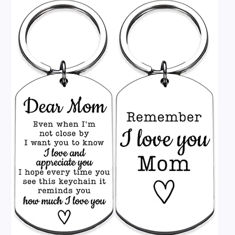 Keychains For Women, Keychains For Men, Gifts For Mom, Bonus Mom, Aunt, Sister, Dad, Grandma, Nurse, Teens