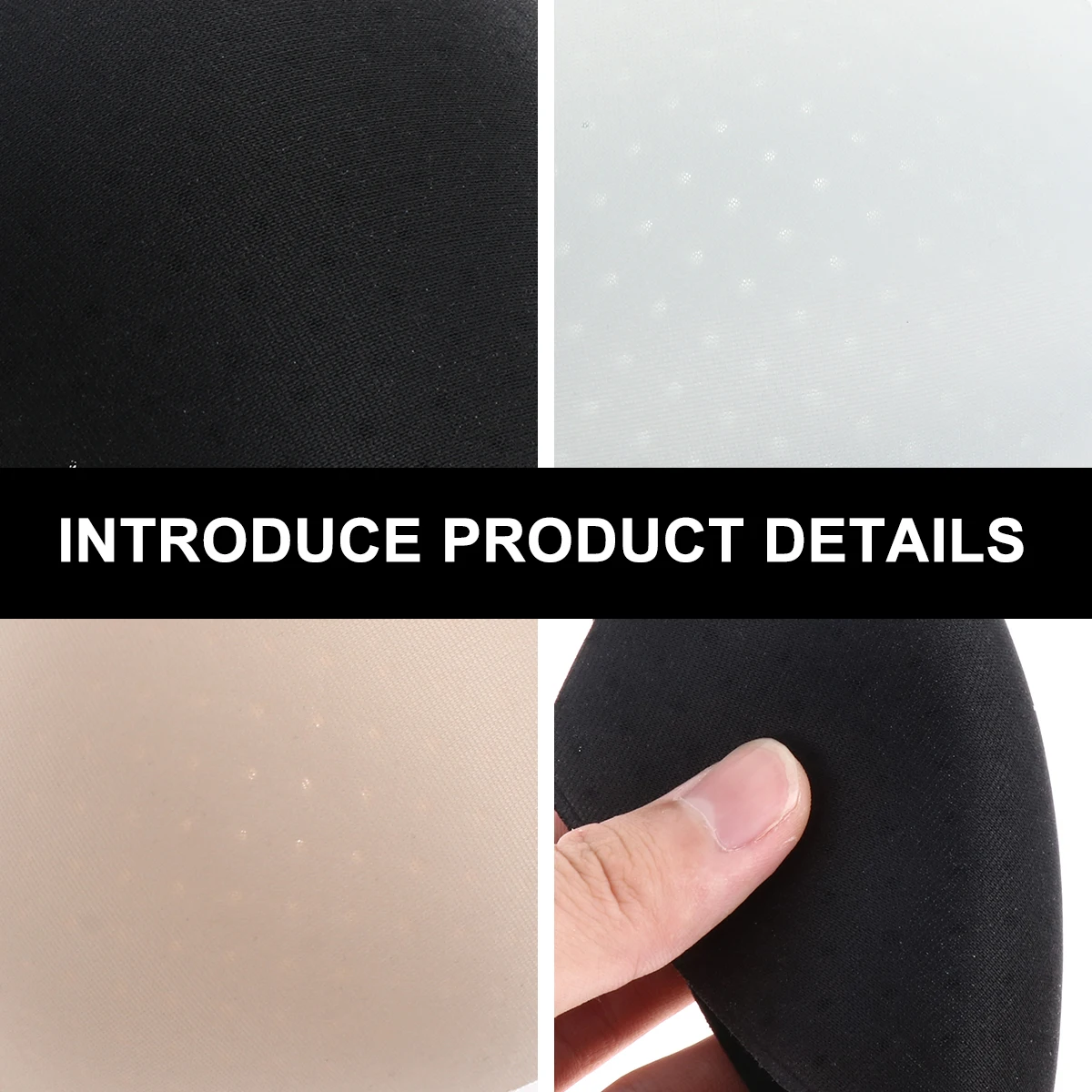 

L Size Reusable Breast Pads Comfortable Sponge Pads For Women Lightweight Eco-Friendly Liners Bra Sponge Inserts Bra Pad