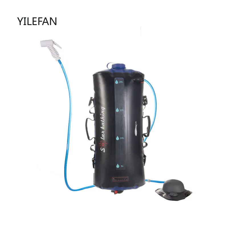 

RV Outdoor Camping Shower Bag Sports Water Bag Solar Shower Bag Outdoor Supplies PICNIC CAMPING Water Storage Supplies 20L