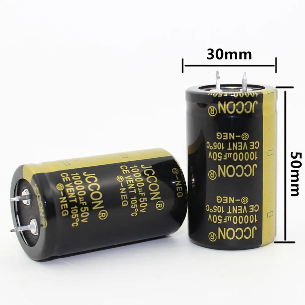 1PCS JCCON 50V4700uf 50v6800uf 50v10000uf 50v15000uf 50v22000uf Audio Electrolytic Capacitor 22x30 25x40 30x50 35x50mm