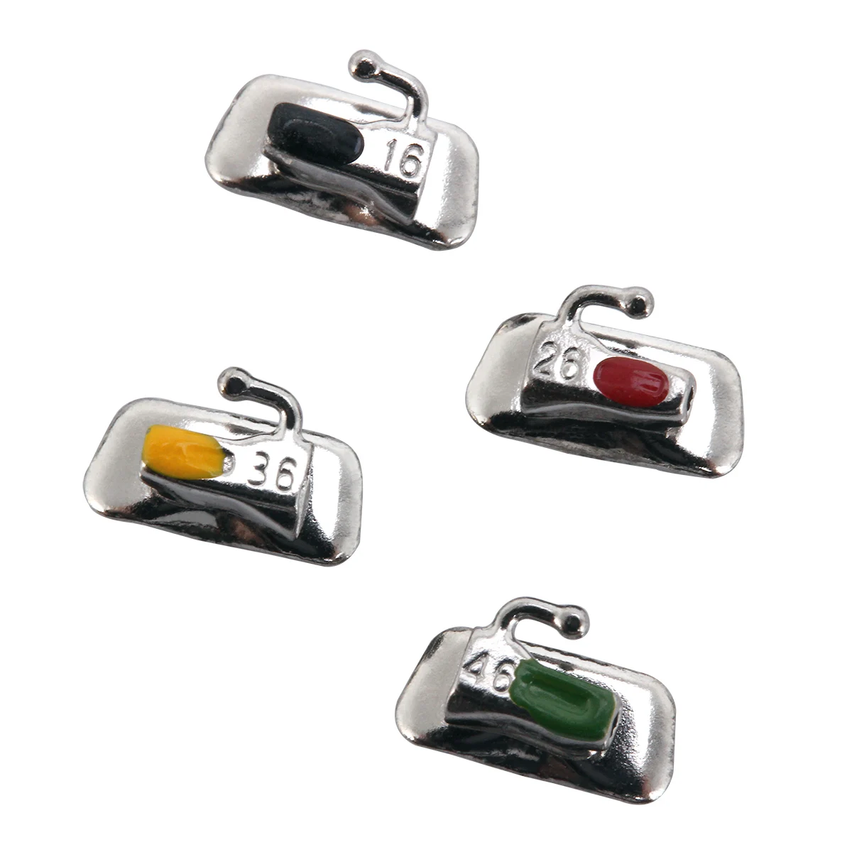 50er-Pack AZDENT Dental Orthodontische Bukkalröhrchen 1./2. Molaren Mesh-Basis Nicht konvertierbar, haftbar, Roth MBT Edgewise 0.022/0.018 – Detail 3