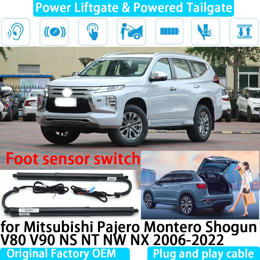 

for Mitsubishi Pajero Montero Shogun V80 V90 NS NT NW NX Automatic Electric Power Liftgate Powered Tailgate Strut Tail Gate Lift