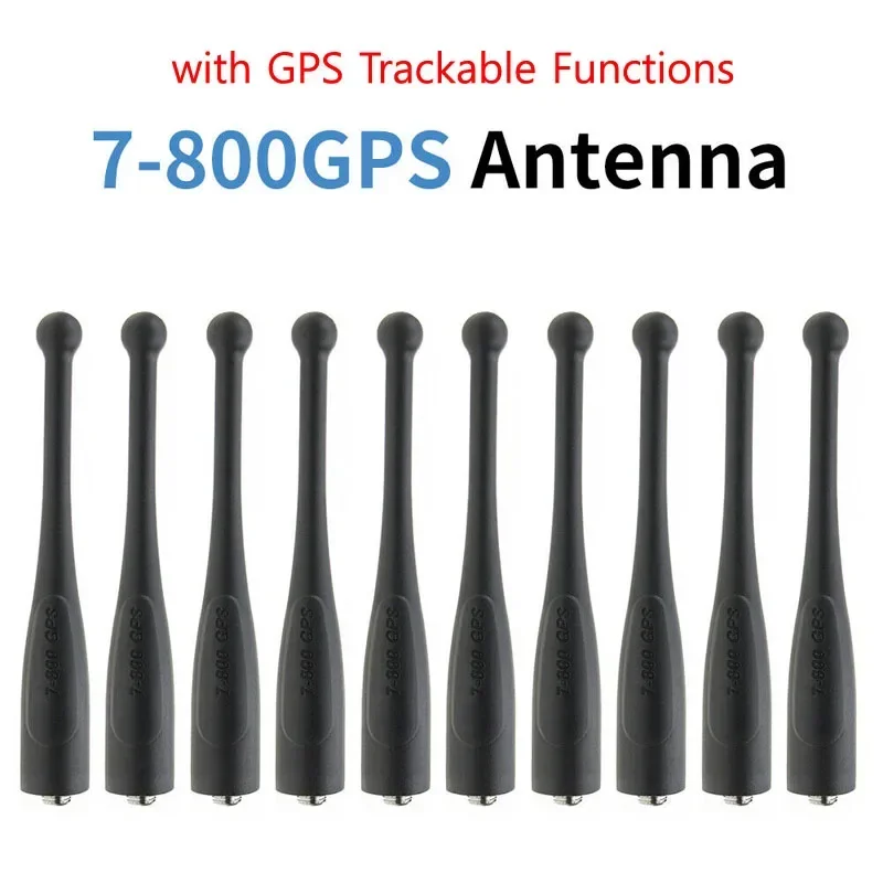 10PCS/Lot NAR6595 Stubby 700/800MHz GPS Antenna For Motorola APX1000 APX4000 APX6000 APX6000XE APX7000XE APX8000XE SRX2200 Radio