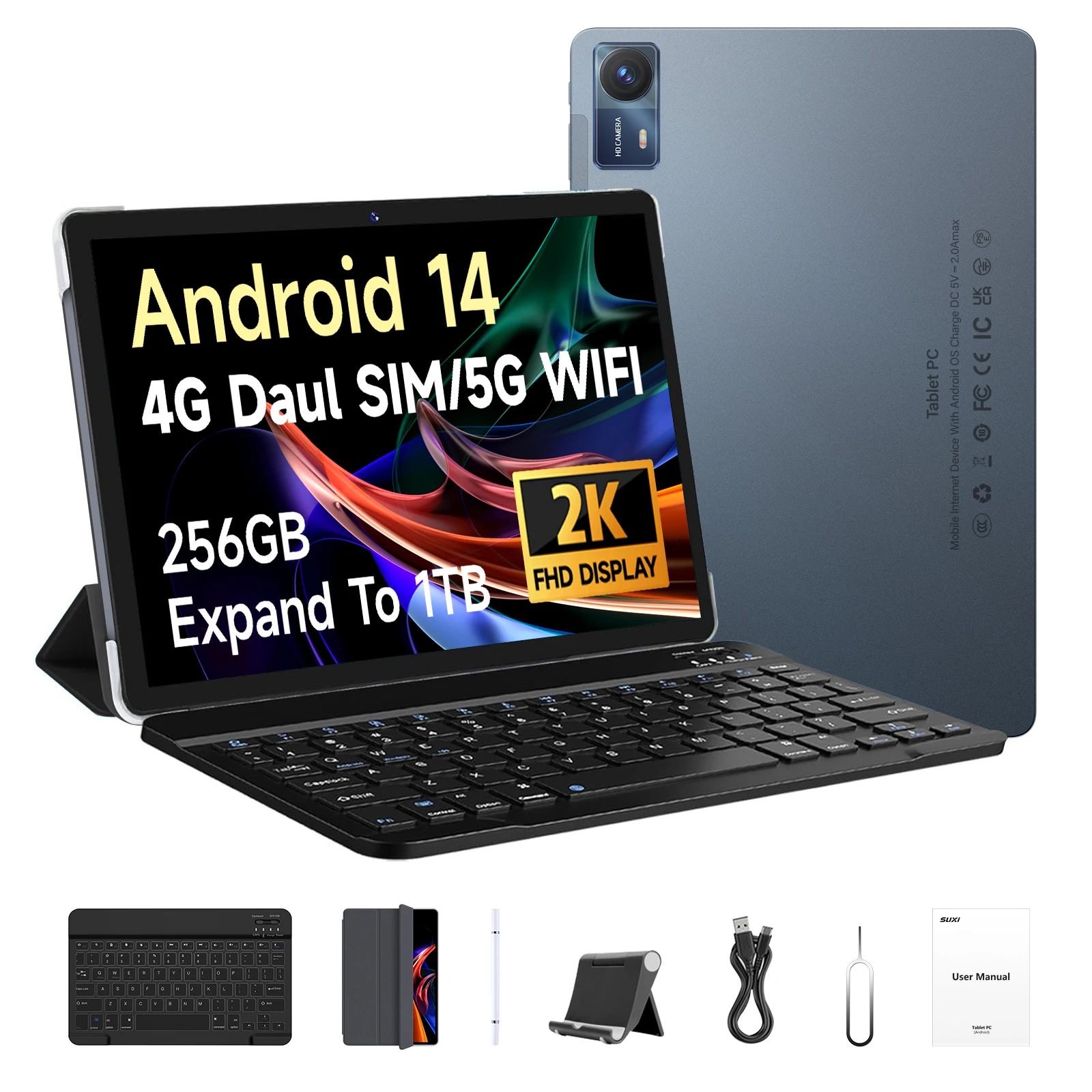 

Мощный восьмиядерный планшет SUXI A9 Android 14 длиной 11 дюймов T616 | 14 ГБ+256 ГБ | Два Wi-Fi | Аккумулятор 6000 мАч | Высокоскоростной планшет для игр,