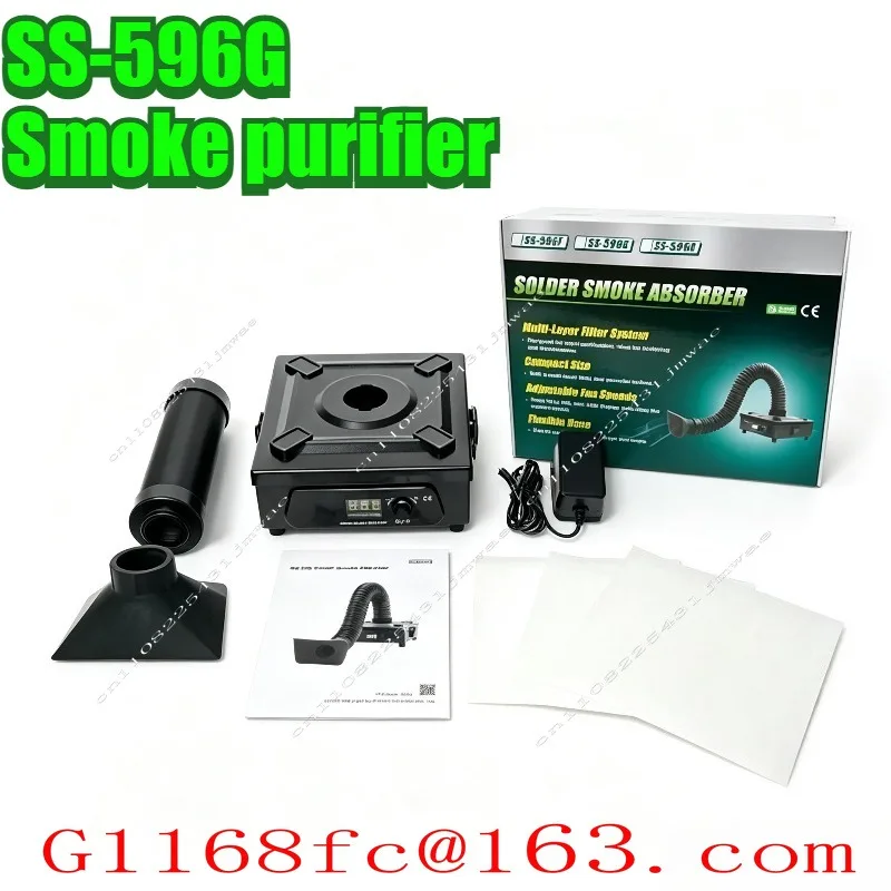 Multi-layer Filter Solder Smoke Purifier Desktop Fume Extractor for Soldering  Marking Air Purification