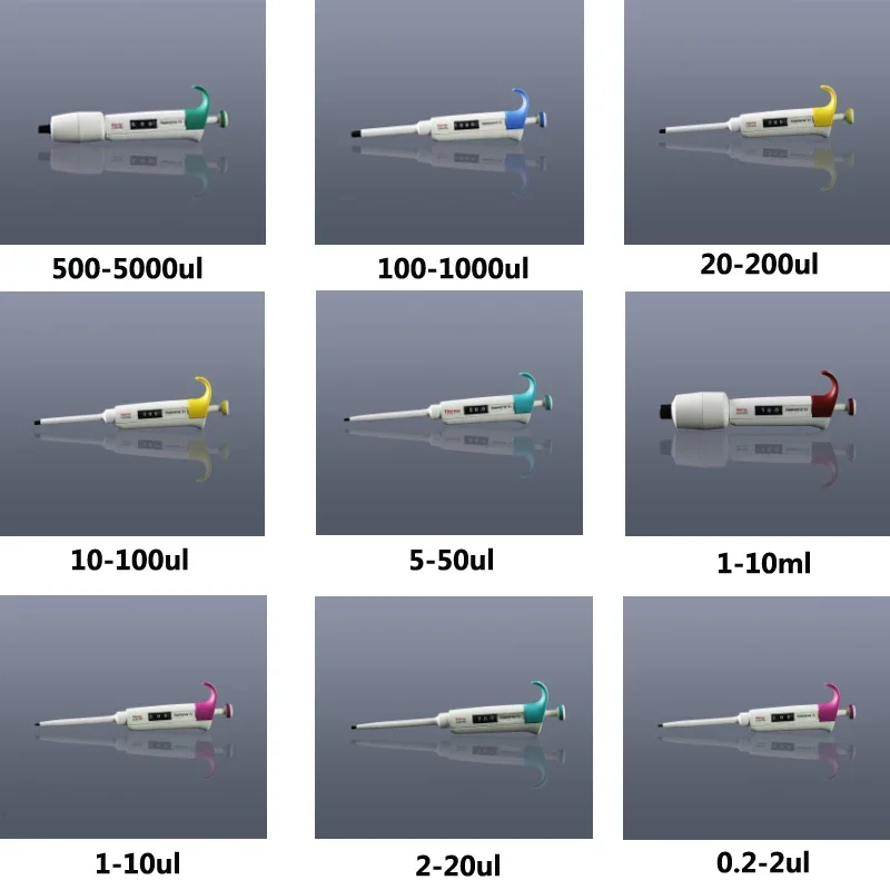 Thermo F3 Pipette Manual Single-channel Adjustable Range Pipette Microvolume Pipette Half Sterilized Laboratory Pipette