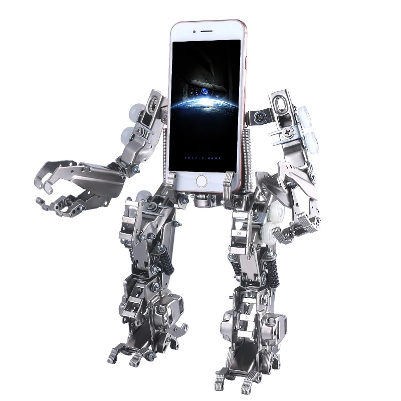 

3D Metal Mecha Model Kit Mechanical Phone Bracket Toy Puzzles Kit DIY Assembly Toys for Boys Adults Birthday Gifts