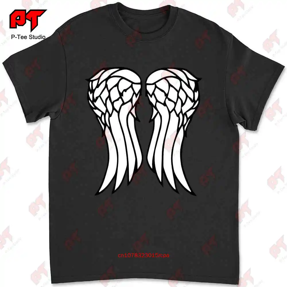 Walker Hunter Daryl Dixon Wings Mens Walking Dead Rick Grimes T-shirt N7AX