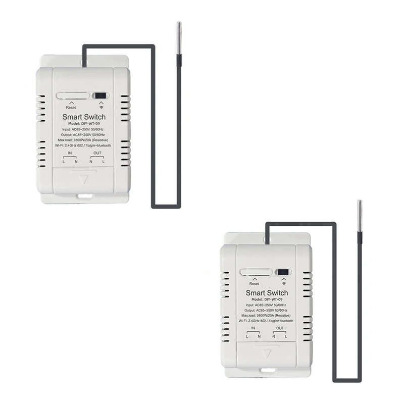 N11R- Wifi Temperature Switch With Sensor Ewelink Smart Wifi 20A Thermostat Temperature Switch Supports Voice Control
