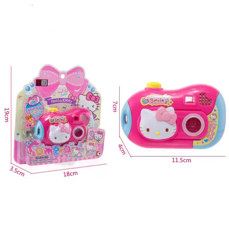 헬로키티 귀여운 미니 카메라 소리와 빛 시뮬레이션 장난감 소녀 놀이 집 어린이 선물