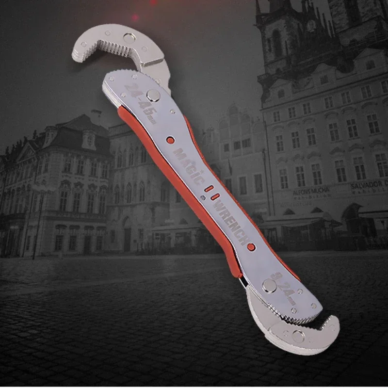 High Carbon Steel Multifunctional Universal Magic Wrench Quick Pipe Pliers Dual Purpose Adjustable Wrench Pipe Pliers