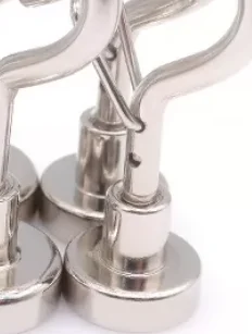 CNC vacuum suction cup industrial PVC pressure maintaining pneumatic fixture steel body with positioning hole